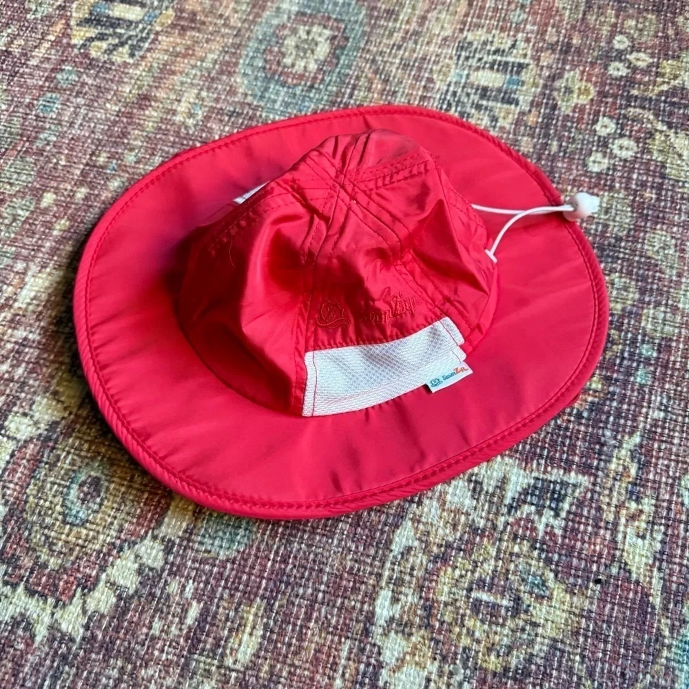 Swim Zip Baby 0-6 months Kids Red Sun Hat